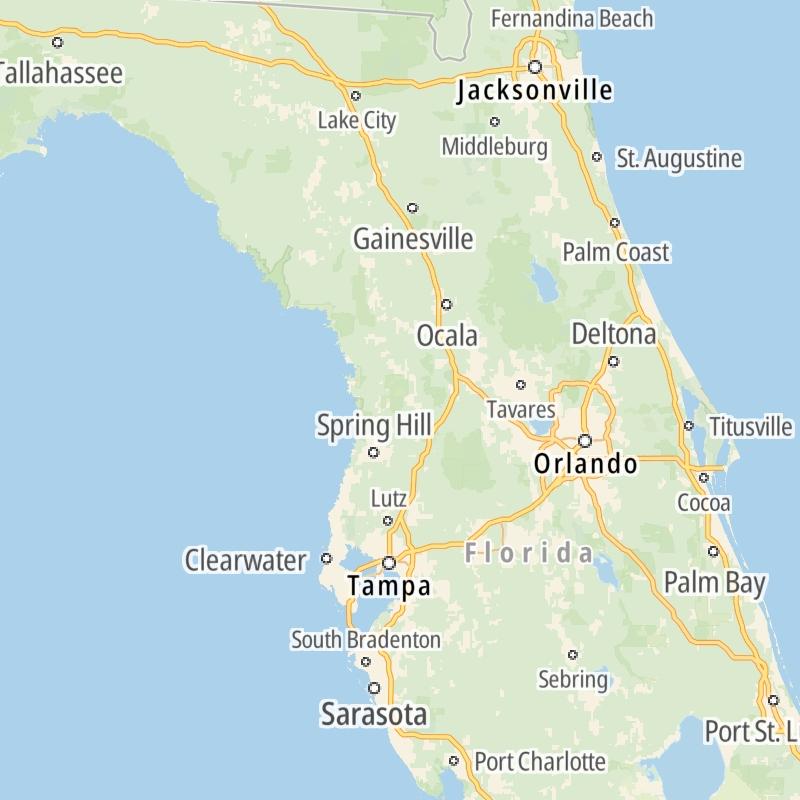 Maps Of The State Of Florida