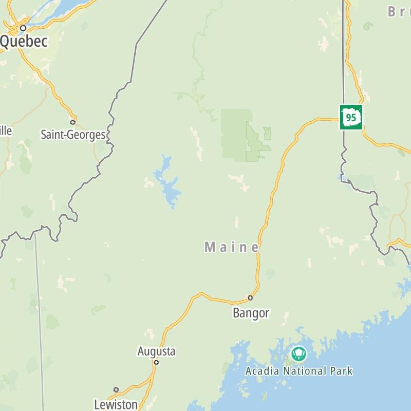 Maps Of The State Of Maine