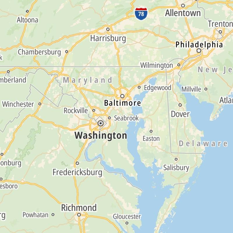 Maps Of The State Of Maryland