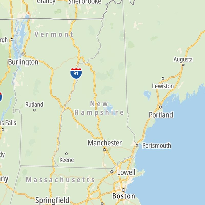 Maps Of The State Of New Hampshire
