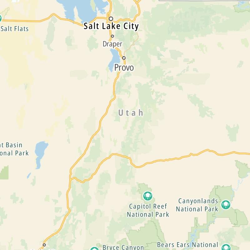 Maps Of The State Of Utah