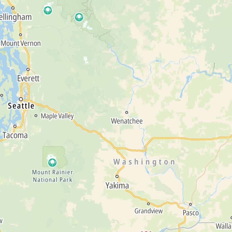 Maps Of The State Of Washington
