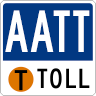 Addison Airport Toll Tunnel road marker