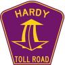 Hardy Toll Road road marker