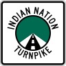 Indian Nation Turnpike road marker
