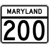 Intercounty Connector MD 200 road marker