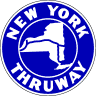 New York State Thruway road marker