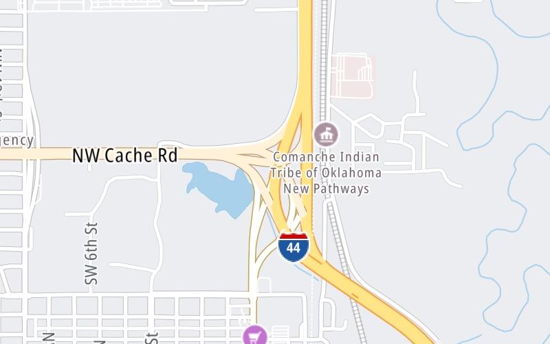 Static map of H E Bailey Turnpike at Bus US 281