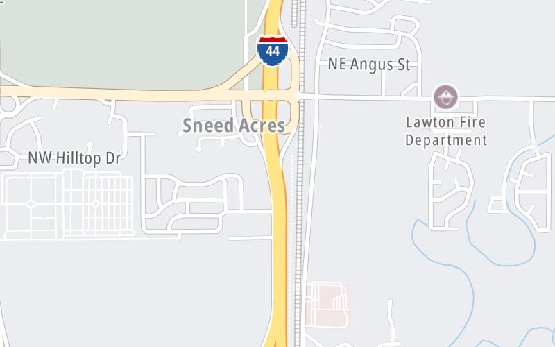 Static map of H E Bailey Turnpike at US 62 West/NE Rogers Lane