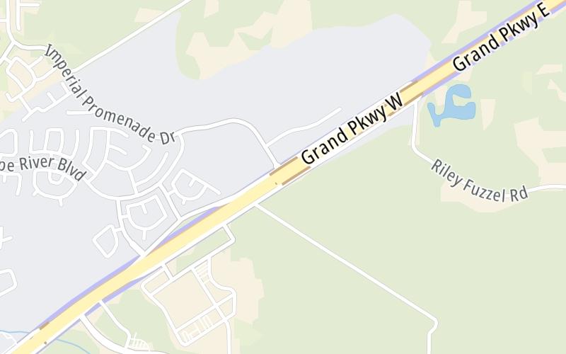 Static map of Grand Parkway at Townsen Boulevard / Imperial Promenade