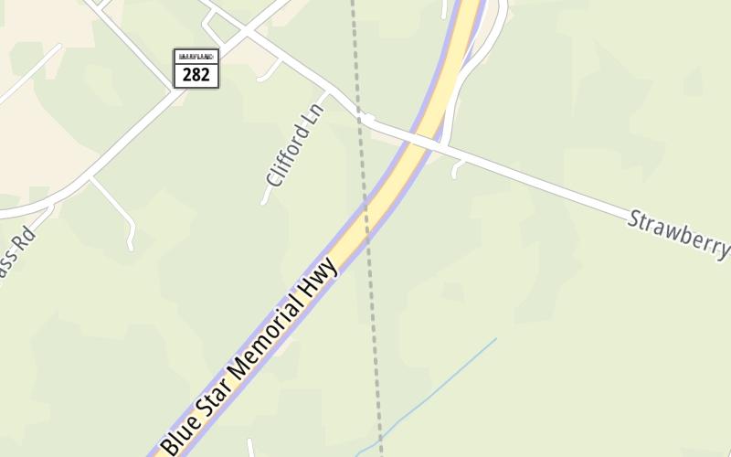 Static map of Us 301 at Delaware/Maryland State Line