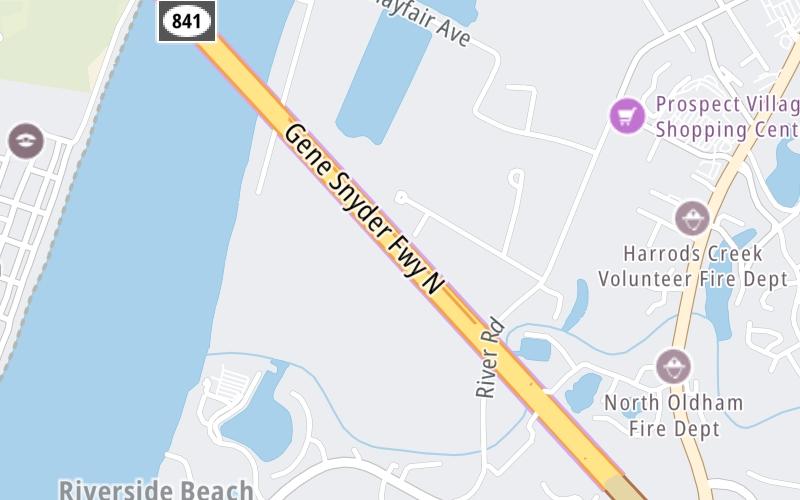 Static map of Lewis And Clark Bridge at Lewis And Clark Bridge Tolls