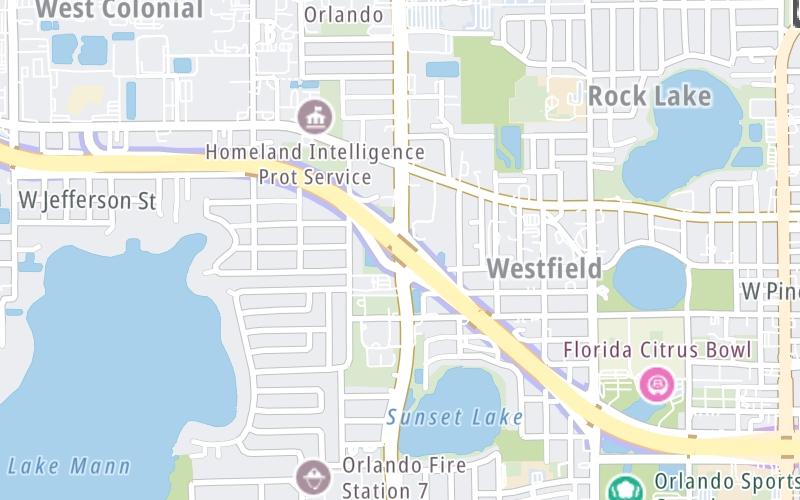 Static map of East West Expressway at John Young Parkway