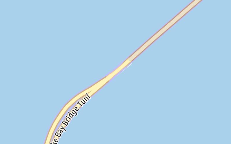 Static map of Chesapeake Bay Bridge Tunnel at Island Three