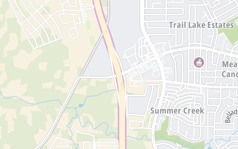 Static map of Chisholm Trail Parkway at Sycamore School Rd