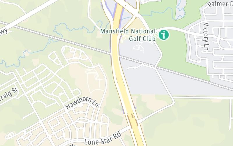 Static map of 360 Tollway at SB Mainline Toll Gantry