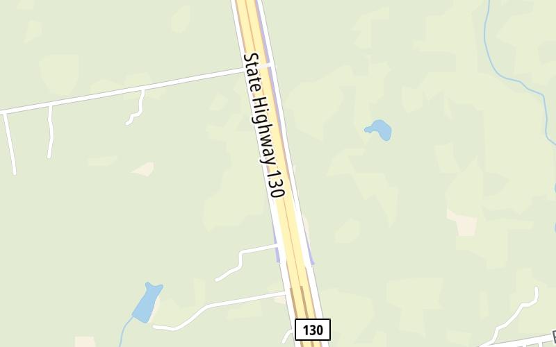 Static map of Sh 130 at FM 1185 via Old U.S. 183