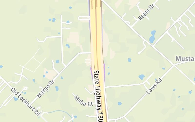 Static map of Sh 130 at SH 45 SE