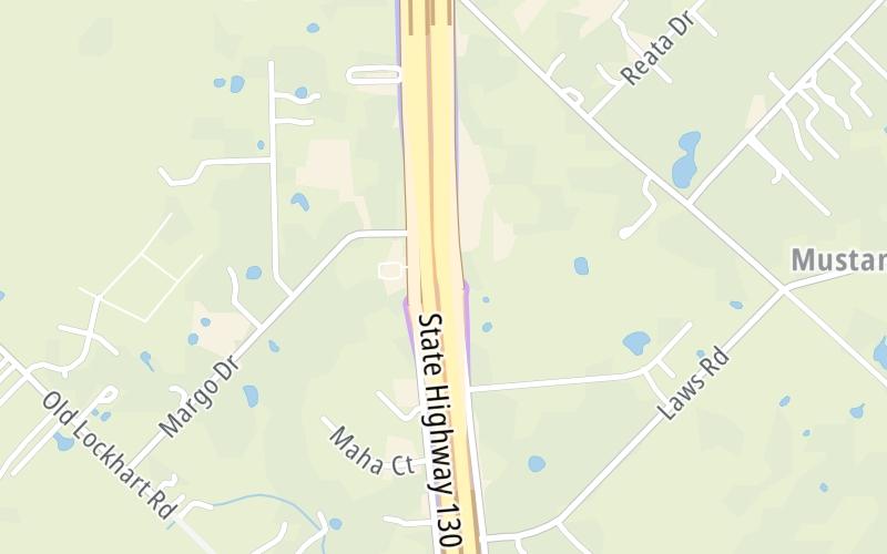 Static map of Sh 45 Se at SH 130 NB to SH 45 SE