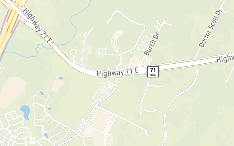 Static map of 71 Toll Road at Ross Road