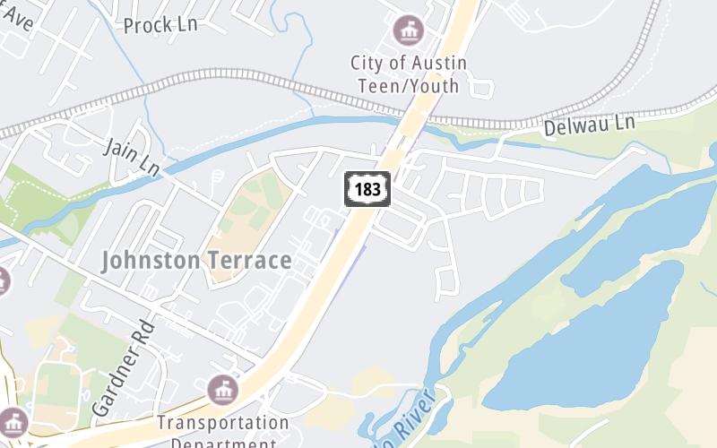 Static map of 183 Toll Road at Smith Rd