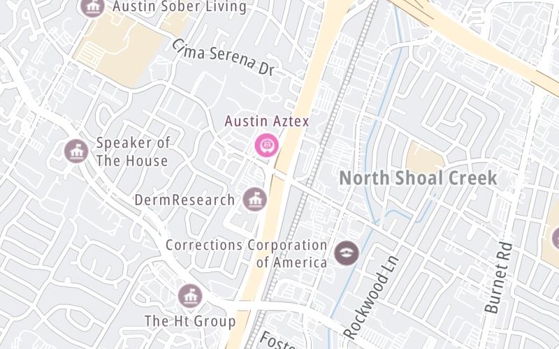 Static map of Loop 1 at Steck Ave