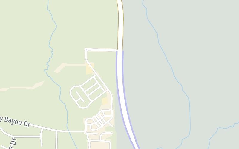 Static map of Sr 293 at Spence Parkway Tolls