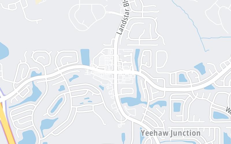 Static map of Osceola Parkway at Buenaventura Blvd