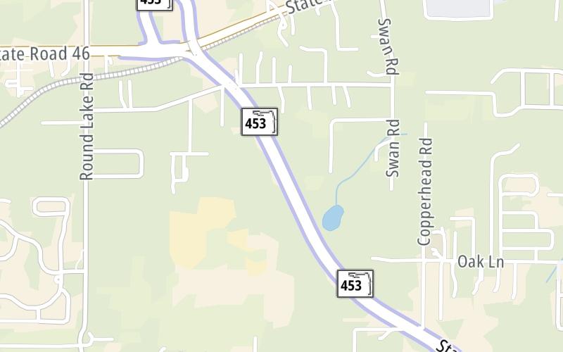 Static map of Sr 453  at Coronado SB Gantry