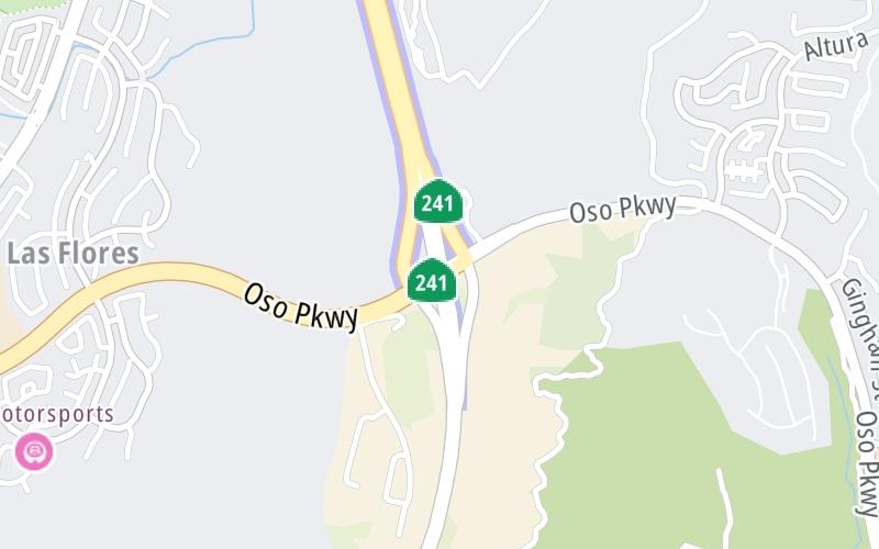 Static map of Ca 241 at Oso Parkway