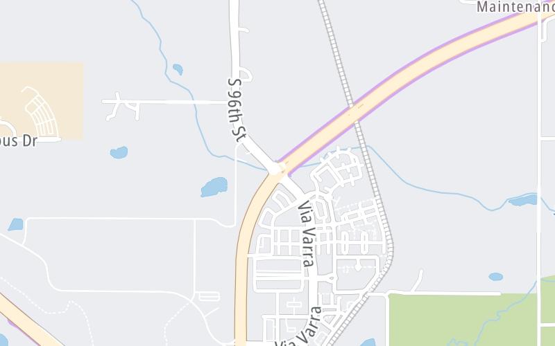 Static map of Northwest Parkway at S 96th Street / Via Varra