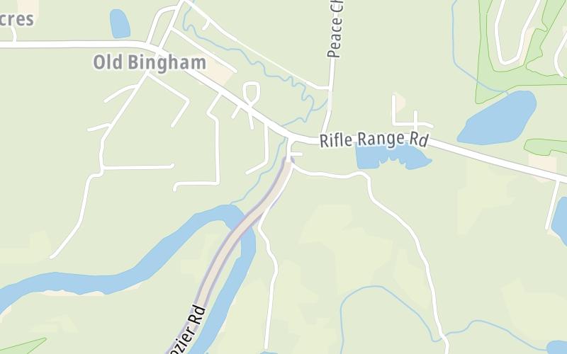 Static map of Emerald Mountain Expressway at Toll plaza