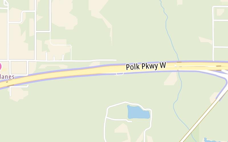 Static map of Polk Parkway at Central Plaza