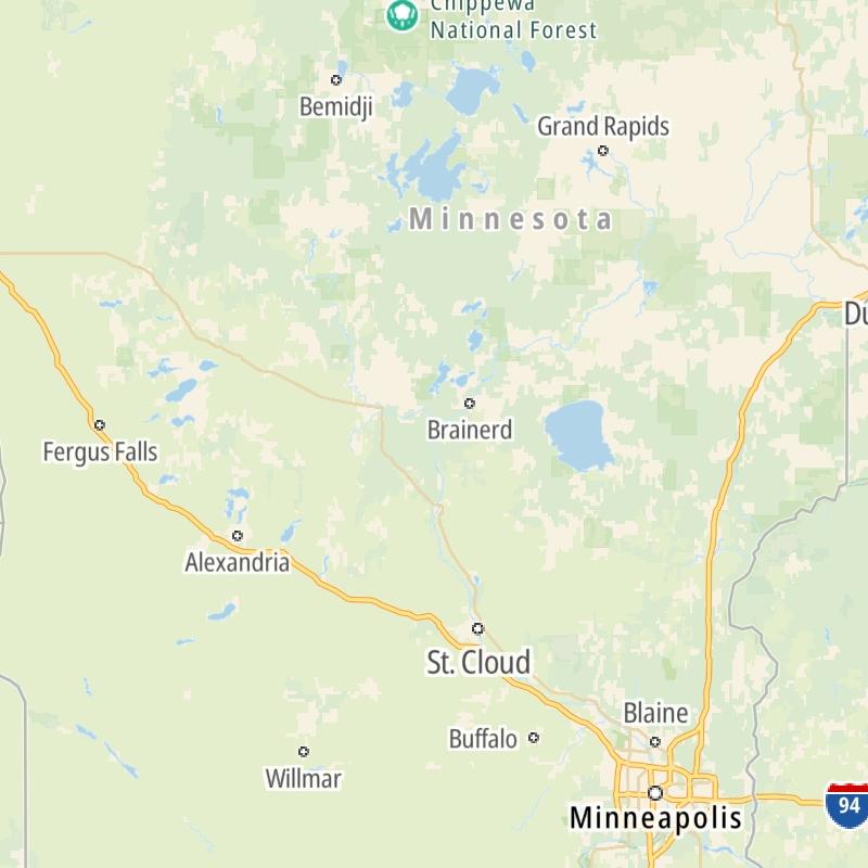 Maps Of The State Of Minnesota