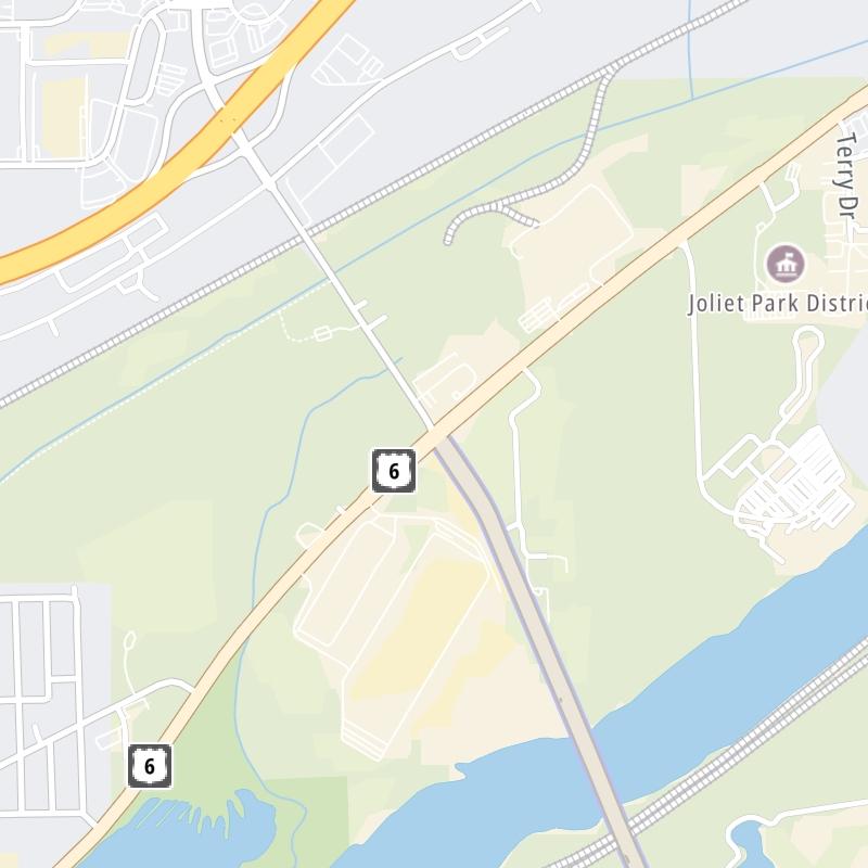 Static map a segment of the Houbolt Road Extension