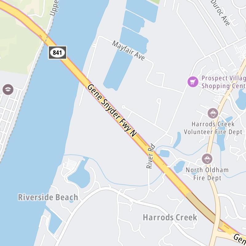 Static map a segment of the Lewis And Clark Bridge