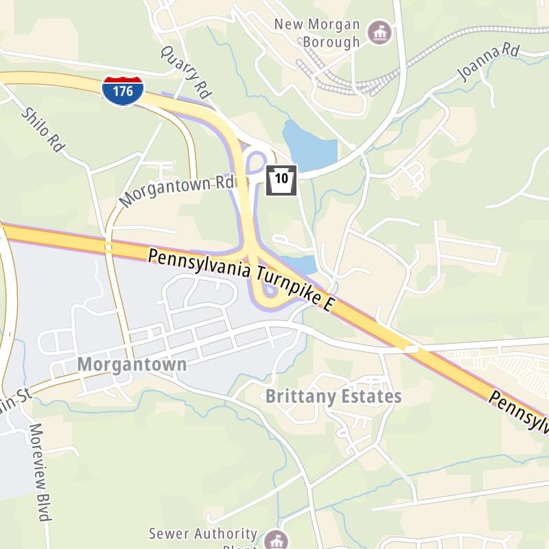 Pennsylvania Turnpike Map