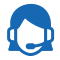 Customer call center icon