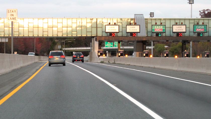 Delaware Turnpike Newark Toll Plaza