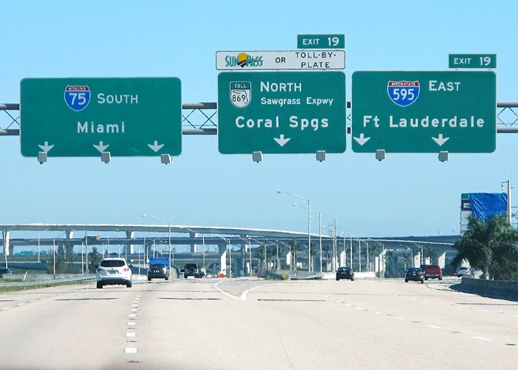 Sawgrass Expressway / I–595 / I–75