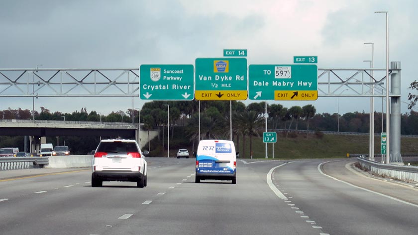 Veterans Expy/Suncoast Pkwy At Dale Mabry Highway (Spur)