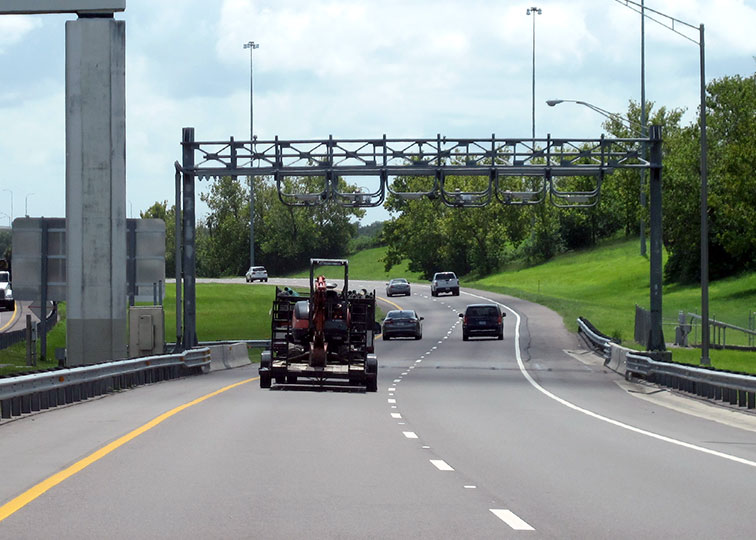 East AET Toll Gantry