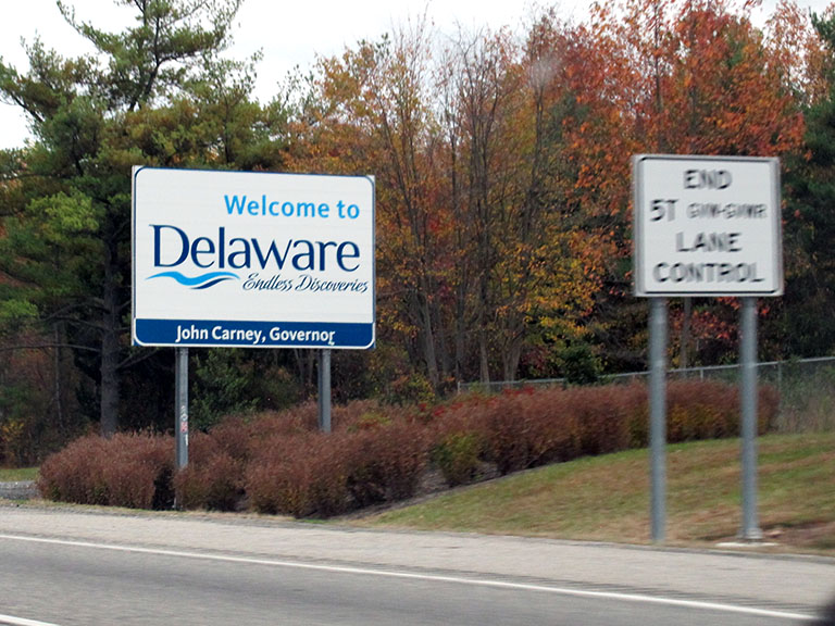 Delaware state line