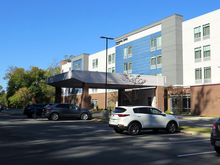 A Springhill Suites in Charleston, North Carolina