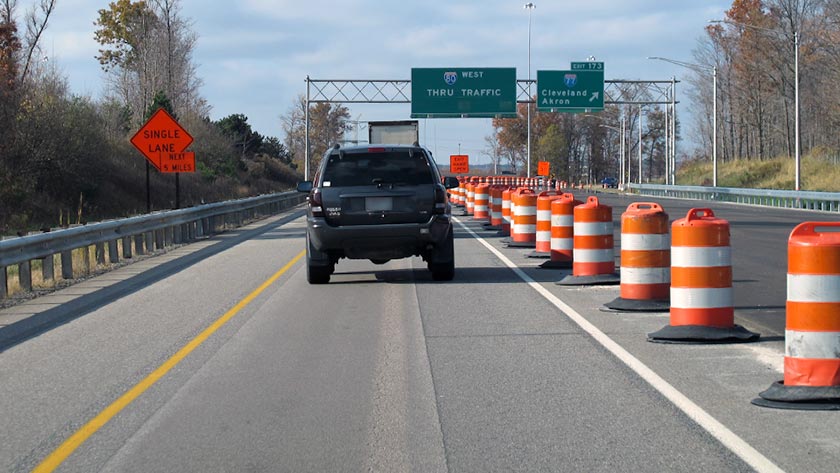 Ohio Turnpike At Cleveland / SR 21 / I–77