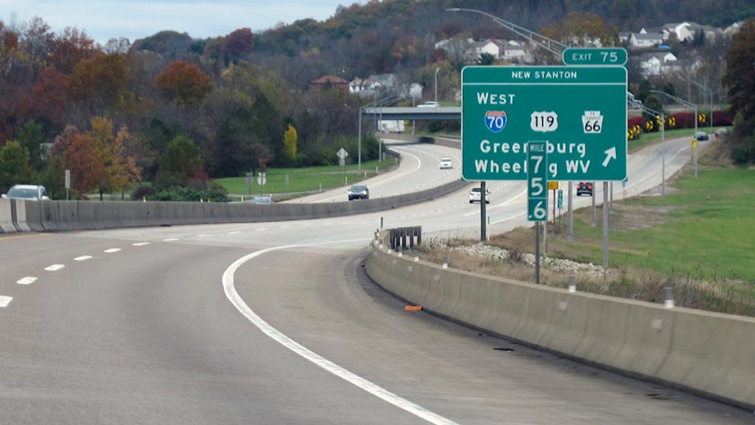 I–70 / PA 66 / US 119