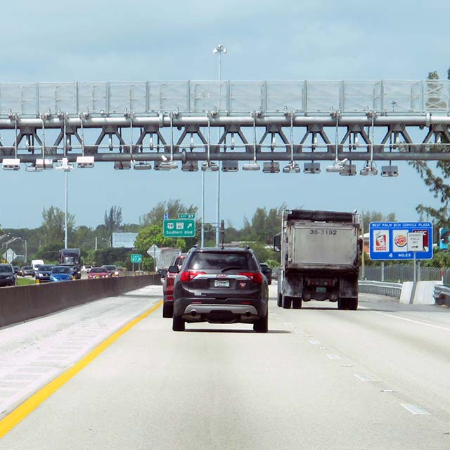 Florida's Turnpike toll gantry