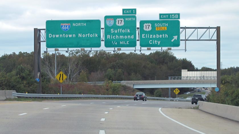 US 17/Dominion Blvd / I–64 East