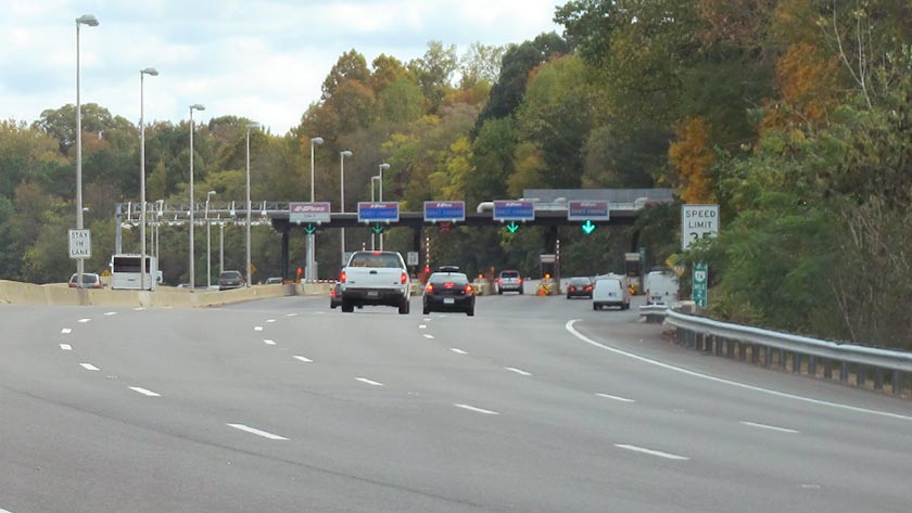 Forest Hill NB Toll Plaza